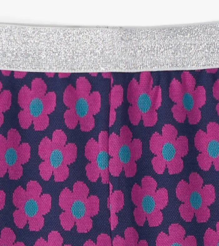 Bottoms Girls Hatley Girls Mini Flower Fun Waist Flare Pants