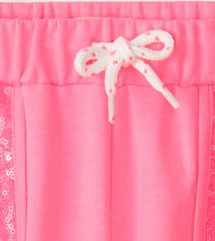 Bottoms Girls Hatley Girls Pink Neon Track Pants