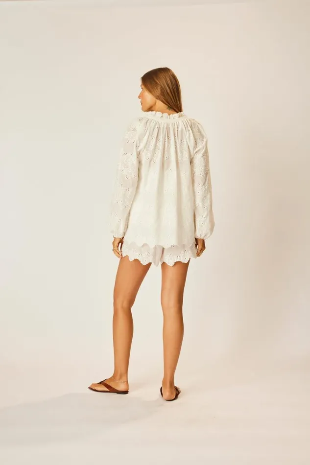 Bottoms Shop Natalie Martin JASPER SHORT Geranium Milk