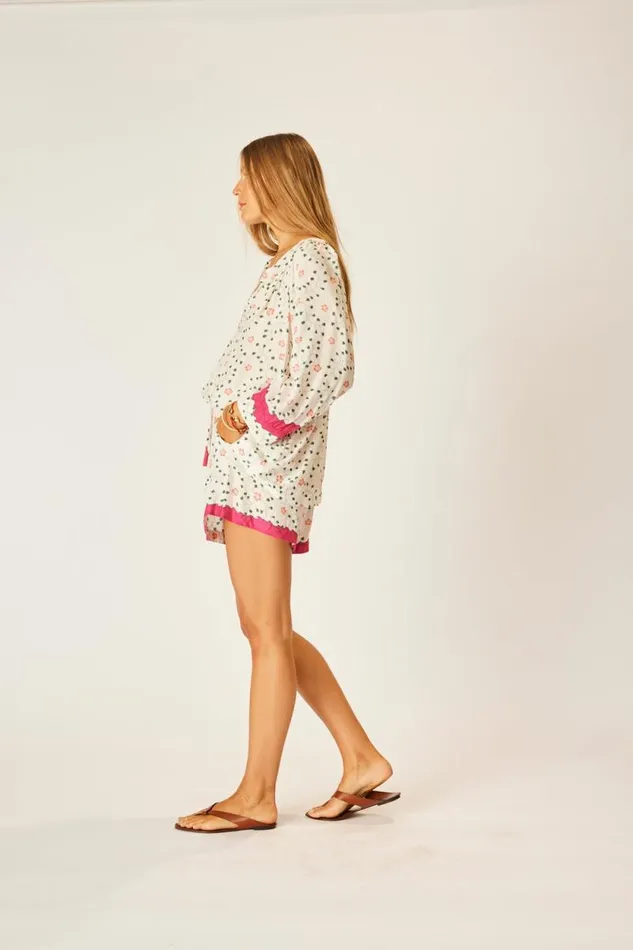 Bottoms Shop Natalie Martin JASPER SHORT Pinwheel Cotton