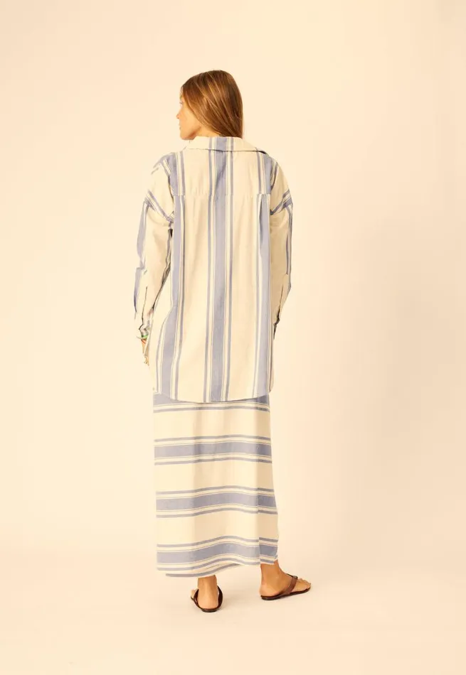 Bottoms Shop Natalie Martin SARONGSCARF French Stripe Blue