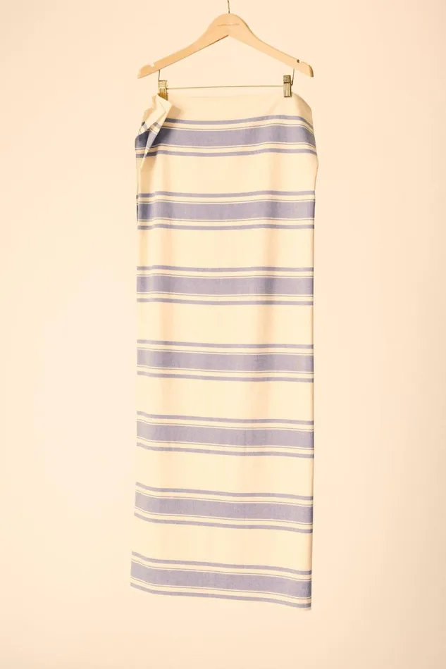 Bottoms Shop Natalie Martin SARONGSCARF French Stripe Blue