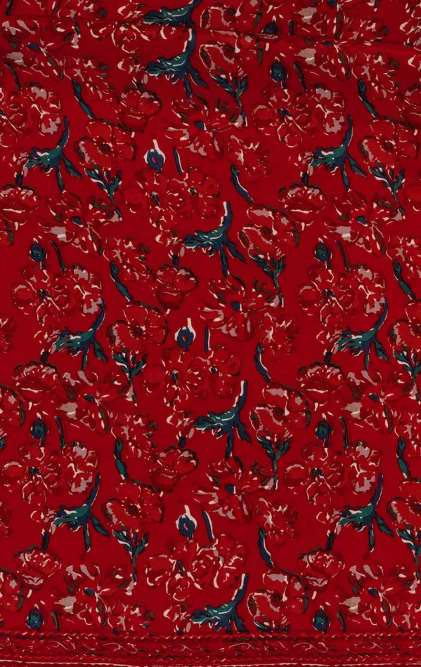 Bottoms Shop Natalie Martin SARONGSCARF Silk Watercolor Vermillion