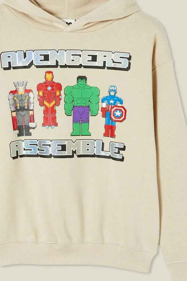 Boys 214 Sweatshirts and Sweatpants Cotton On License Oscar Hoodie Lcn Mar Rainy Daymightest Avengers