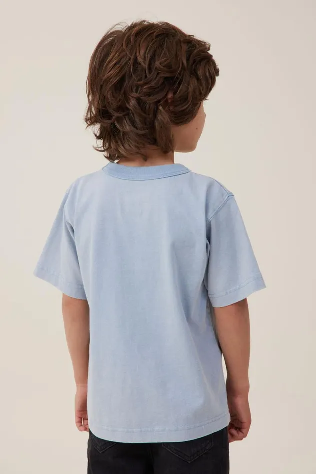 Boys 214 Tops and TShirts Cotton On Jonny Short Sleeve Print Tee Dusty Bluemama S Boy