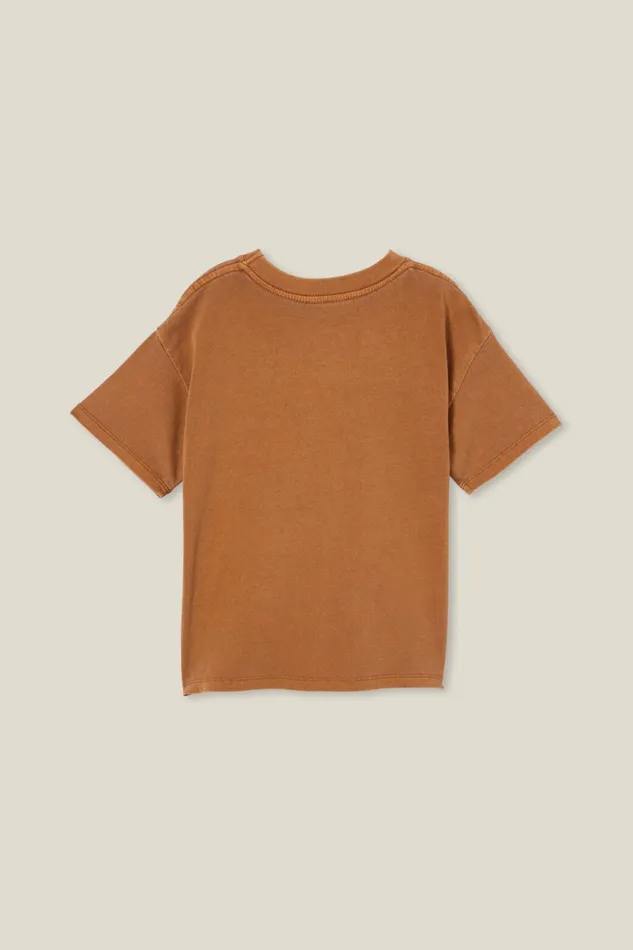 Boys 214 Tops and TShirts Cotton On License Drop Shoulder Short Sleeve Tee Lcn Bra Coco Jumborolling Stones Tour 78