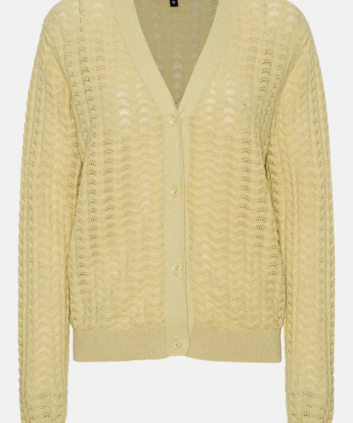 Cardigan 8211 Olive Grass Clothing Ilse Jacobsen Knitwear