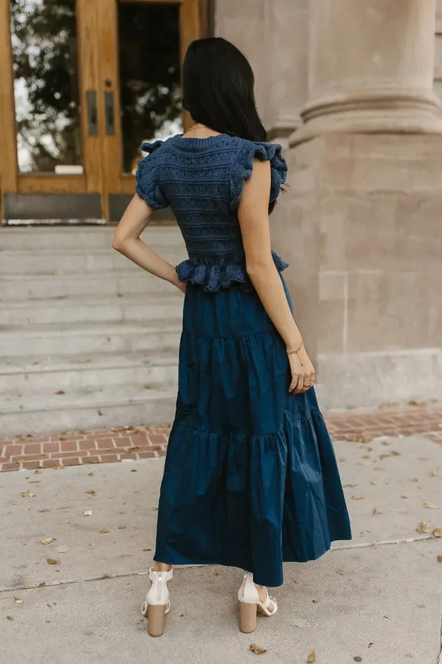 Carey Maxi Dress In Teal Teal Women Bohme Dresses