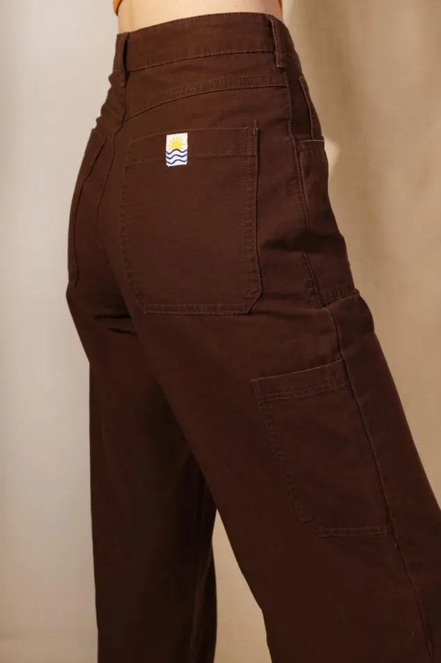 Carpenter Trouser Chocolate Womens LF Markey Trousers