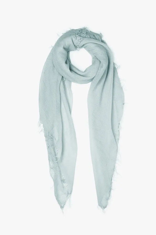 Cashmere And Silk Scarf Iceberg Grey Women Chan Luu Scarves