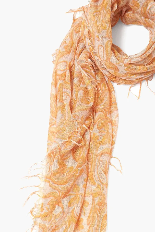 Cashmere And Silk Scarf Marigold Free Bird Women Chan Luu Scarves