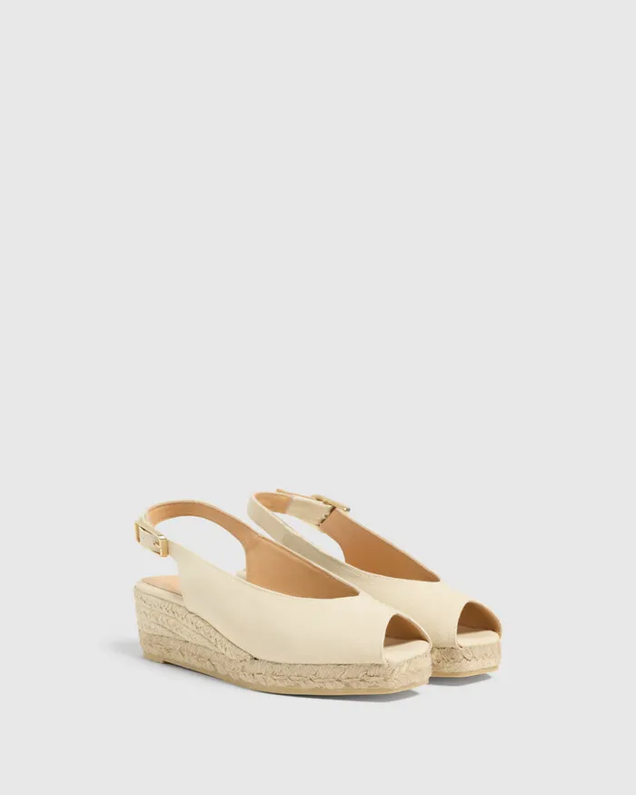 Castaer Dosalia3001 Ivory Women Wedges