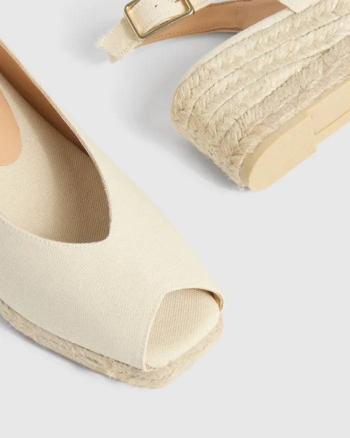 Castaer Dosalia3001 Ivory Women Wedges