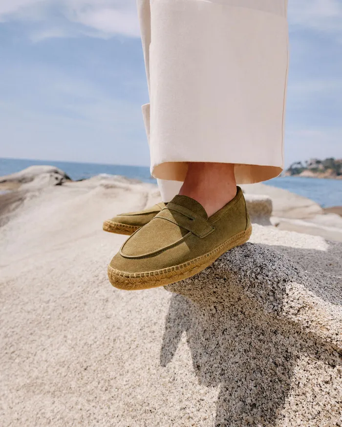 Castaer Nacho T186 Verde Bosque Men Flat Shoes