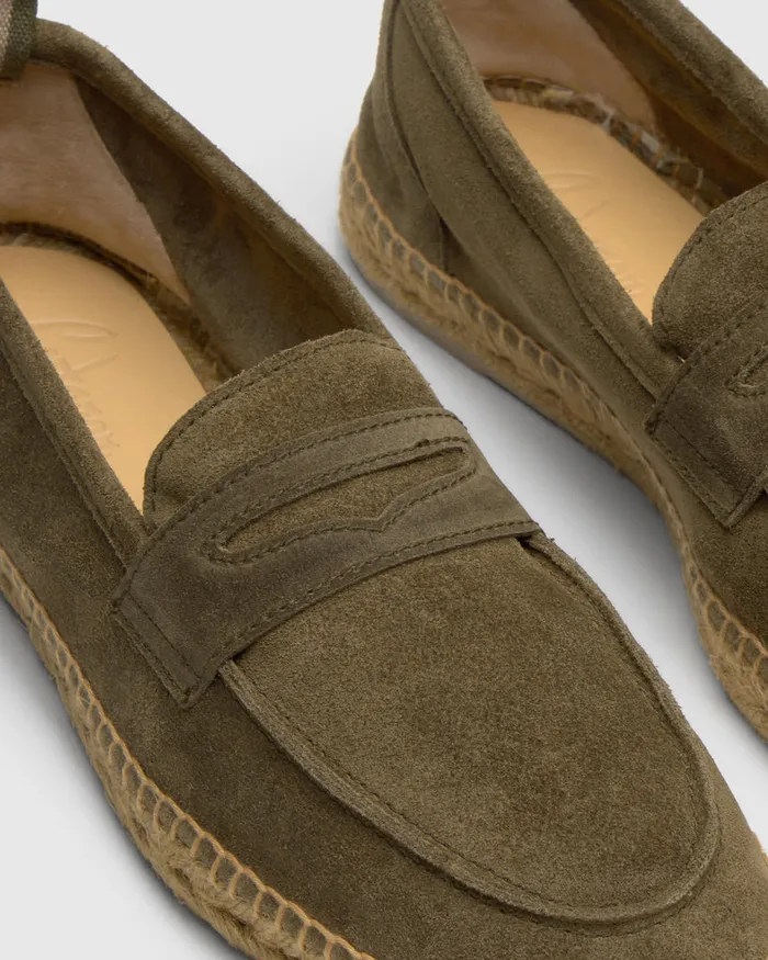 Castaer Nacho T186 Verde Bosque Men Flat Shoes