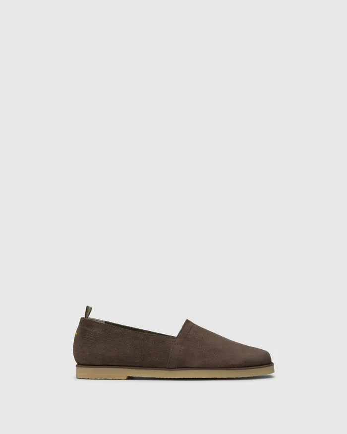 Castaer Pau166 Marron Osc Men Flat Shoes