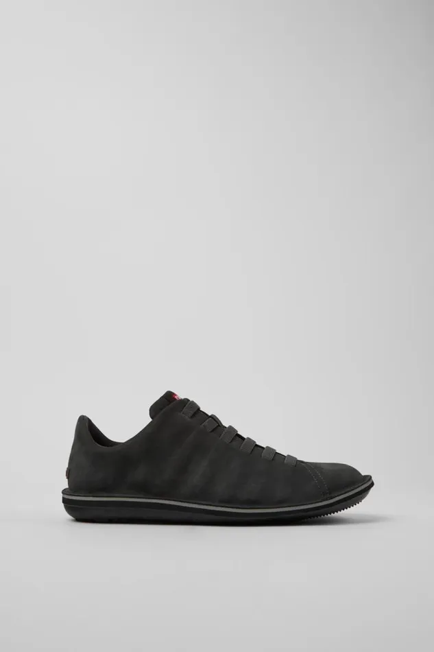 Casual Shoes Men Camper Beetle Gray Nubuck Shoes