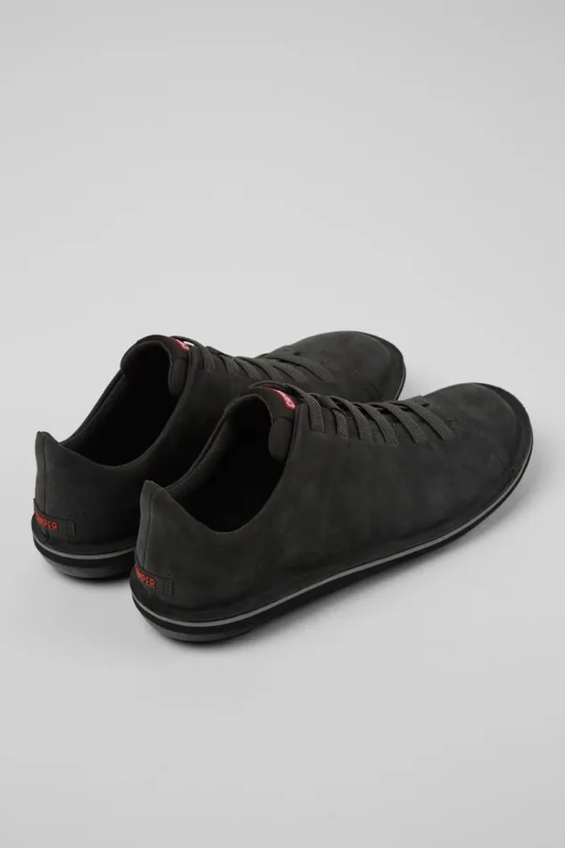 Casual Shoes Men Camper Beetle Gray Nubuck Shoes