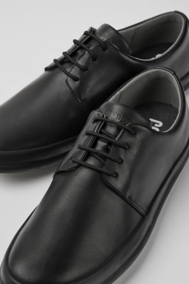 Casual Shoes Men Camper Chasis Black Leather Shoes