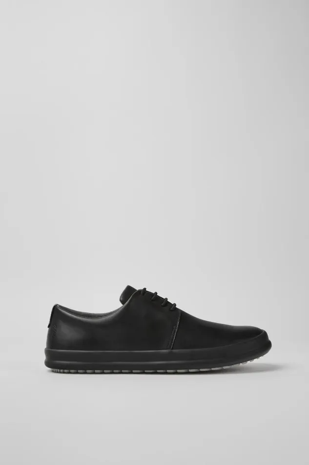 Casual Shoes Men Camper Chasis Black Leather Shoes Casual Shoes Men Camper Chasis Black Leather Shoes