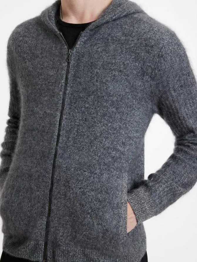 CATHERINE HOODIE Deep Olive Clothing John Varvatos Sweaters