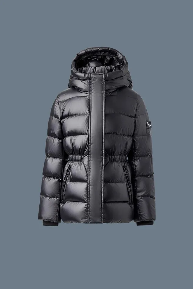 Coats and Jackets Kids Mackage ALANNIST Lustrous Medium Down Parka With Hood For Toddlers 26 Years Black Coats and Jackets Kids Mackage ALANNIST Lustrous Medium Down Parka With Hood For Toddlers 26 Years Black