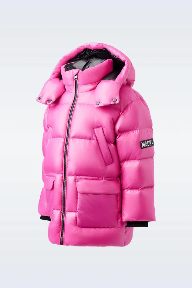 Coats and Jackets Kids Mackage KENNIE Lustrous Light Down Parka With Hood For Toddlers 26 Years Black Coats and Jackets Kids Mackage KENNIE Lustrous Light Down Parka With Hood For Toddlers 26 Years Black
