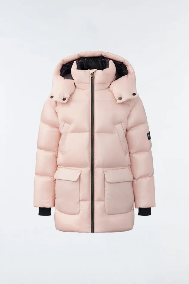 Coats and Jackets Kids Mackage KENNIE Lustrous Light Down Parka With Hood For Toddlers 26 Years Black Coats and Jackets Kids Mackage KENNIE Lustrous Light Down Parka With Hood For Toddlers 26 Years Black