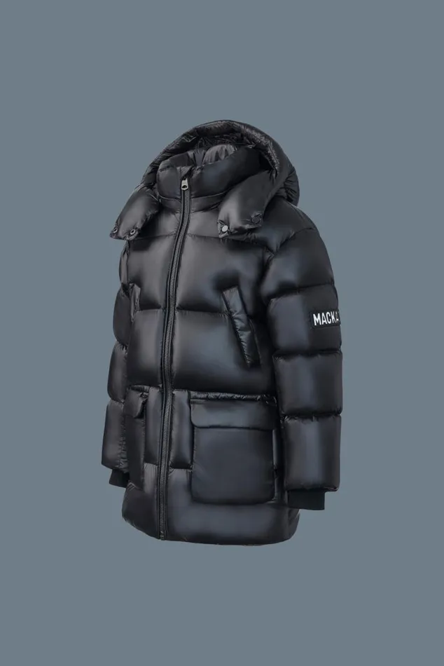Coats and Jackets Kids Mackage KENNIE Lustrous Light Down Parka With Hood For Toddlers 26 Years Black Coats and Jackets Kids Mackage KENNIE Lustrous Light Down Parka With Hood For Toddlers 26 Years Black