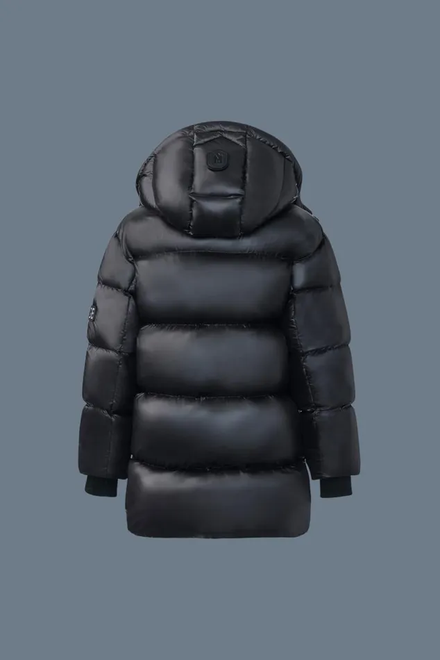 Coats and Jackets Kids Mackage KENNIE Lustrous Light Down Parka With Hood For Toddlers 26 Years Black Coats and Jackets Kids Mackage KENNIE Lustrous Light Down Parka With Hood For Toddlers 26 Years Black