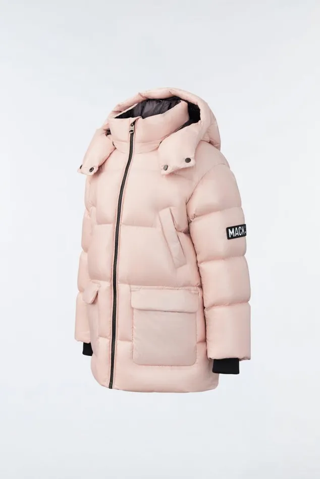 Coats and Jackets Kids Mackage KENNIE Lustrous Light Down Parka With Hood For Toddlers 26 Years Black Coats and Jackets Kids Mackage KENNIE Lustrous Light Down Parka With Hood For Toddlers 26 Years Black