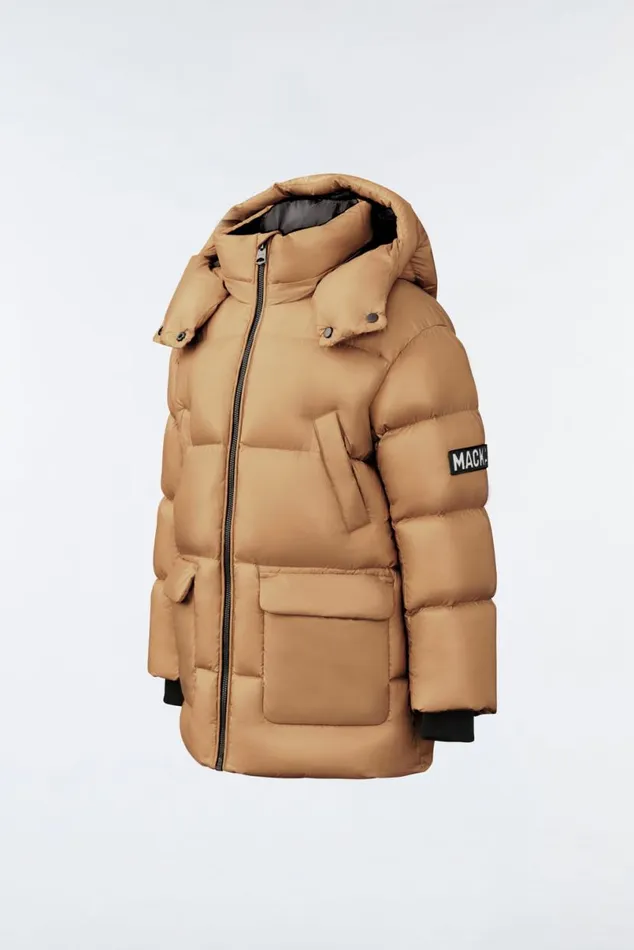 Coats and Jackets Kids Mackage KENNIE Lustrous Light Down Parka With Hood For Toddlers 26 Years Black Coats and Jackets Kids Mackage KENNIE Lustrous Light Down Parka With Hood For Toddlers 26 Years Black
