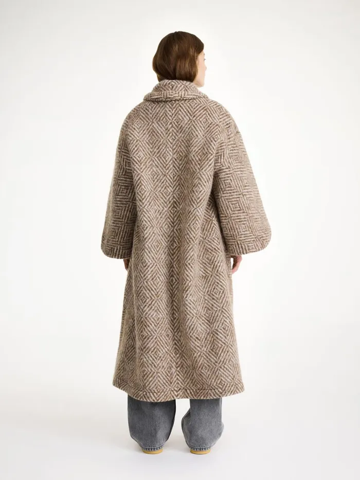 Coats and Jackets Women By Malene Birger Mangia Woolblend Coat Shitake Coats and Jackets Women By Malene Birger Mangia Woolblend Coat Shitake