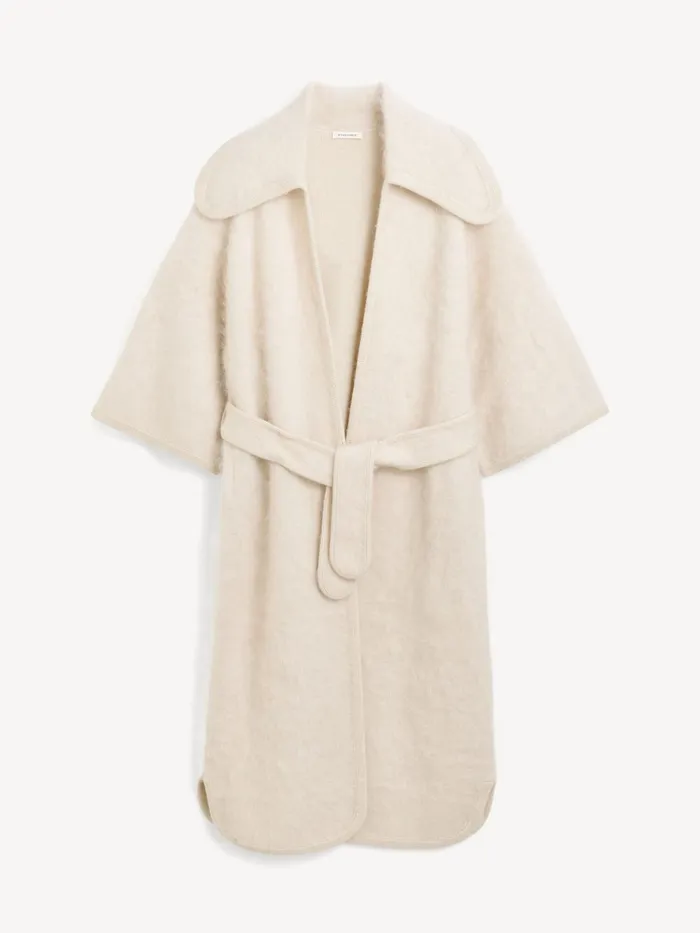 Coats and Jackets Women By Malene Birger Mirano Coat Oyster Gray