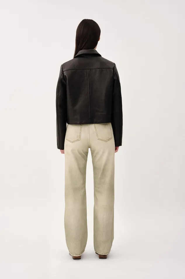 Coats Jackets and blazers Dalia Leather Black Wonhundred Women