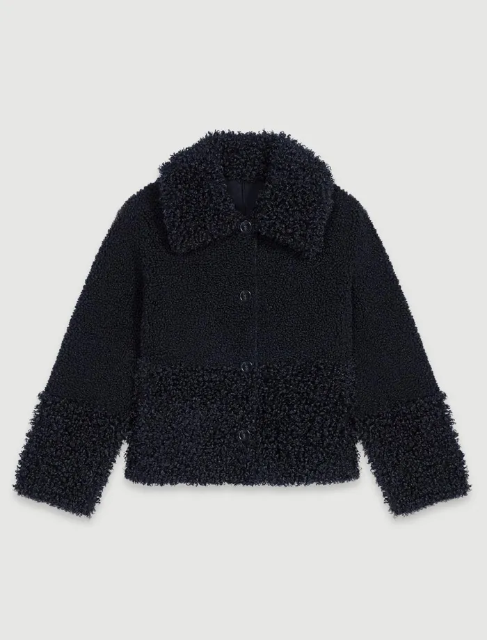 Coats Women Maje Curly Jacket Black