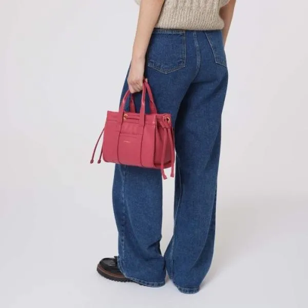 Coccinelle 2day Signature Small Rosewood Women Coccinelle Top Handle Bag
