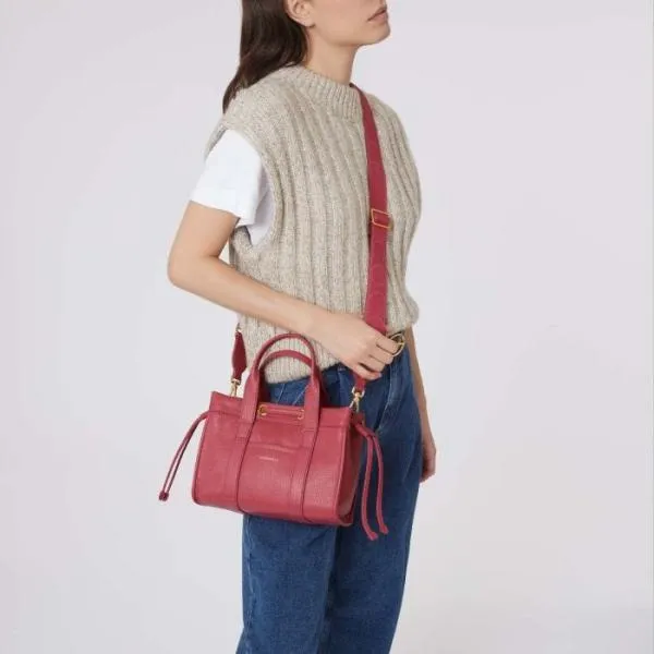 Coccinelle 2day Signature Small Rosewood Women Coccinelle Top Handle Bag