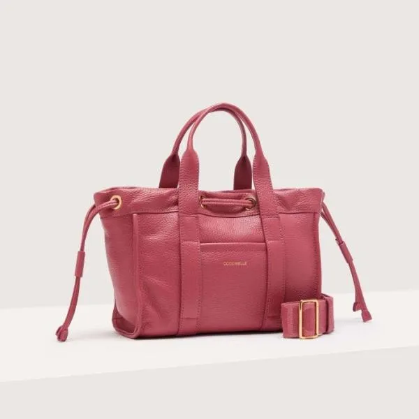 Coccinelle 2day Signature Small Rosewood Women Coccinelle Top Handle Bag