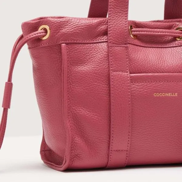 Coccinelle 2day Signature Small Rosewood Women Coccinelle Top Handle Bag