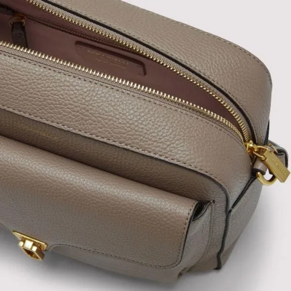 Coccinelle Beat Medium Soft Warm Taupe Women Coccinelle Crossbody Bags