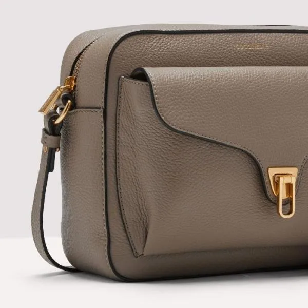 Coccinelle Beat Medium Soft Warm Taupe Women Coccinelle Crossbody Bags