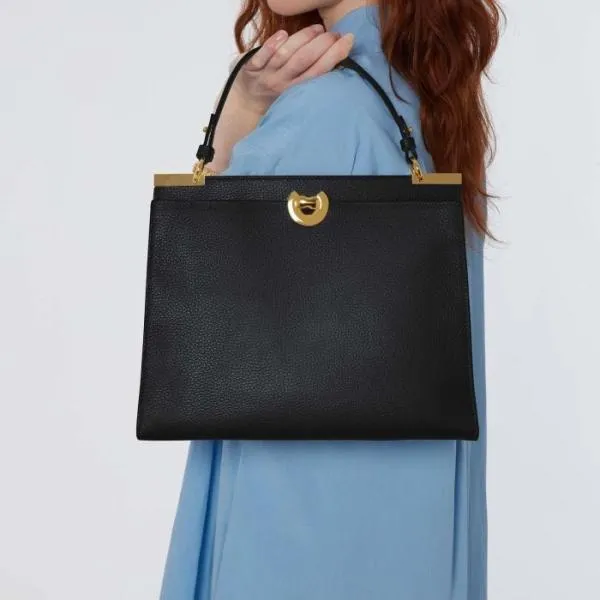 Coccinelle Binxie Medium Noir Women Coccinelle Top Handle Bag