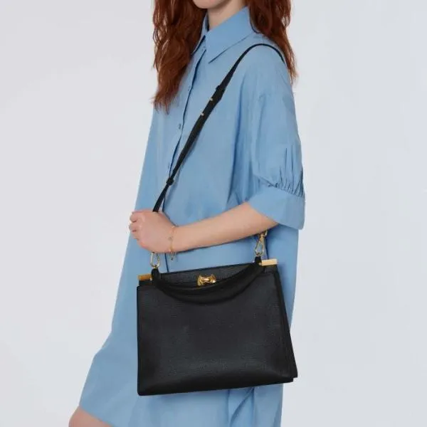 Coccinelle Binxie Medium Noir Women Coccinelle Top Handle Bag