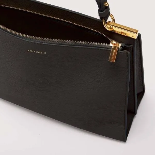 Coccinelle Binxie Medium Noir Women Coccinelle Top Handle Bag