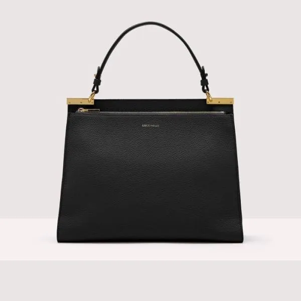 Coccinelle Binxie Medium Noir Women Coccinelle Top Handle Bag