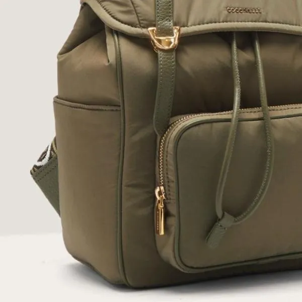 Coccinelle Campus Puffy Nylon Medium Laurel Green Women Coccinelle Backpacks Coccinelle Campus Puffy Nylon Medium Laurel Green Women Coccinelle Backpacks