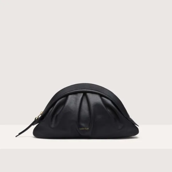 Coccinelle Cheek Smooth Medium Noir Women Coccinelle Clutch
