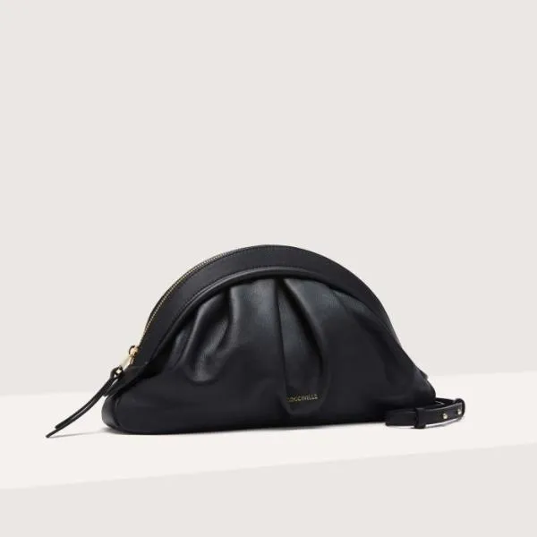 Coccinelle Cheek Smooth Medium Noir Women Coccinelle Clutch
