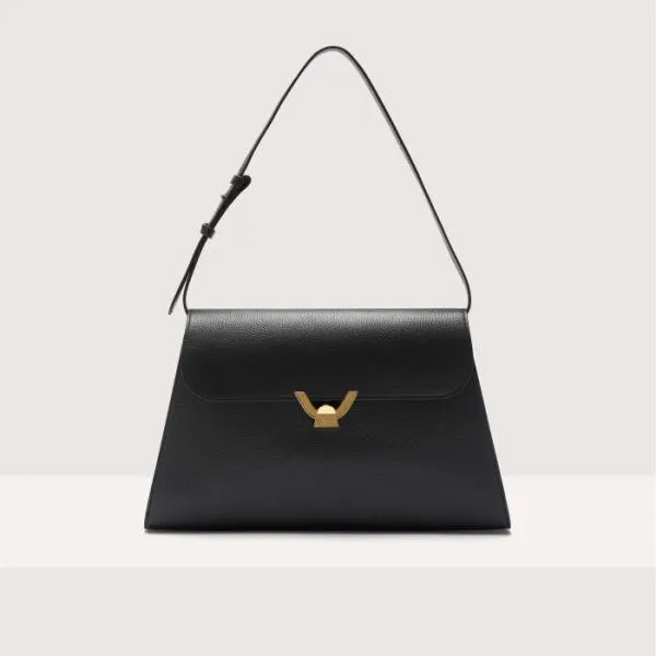 Coccinelle Dew Large Noir Women Coccinelle Shoulder Bags